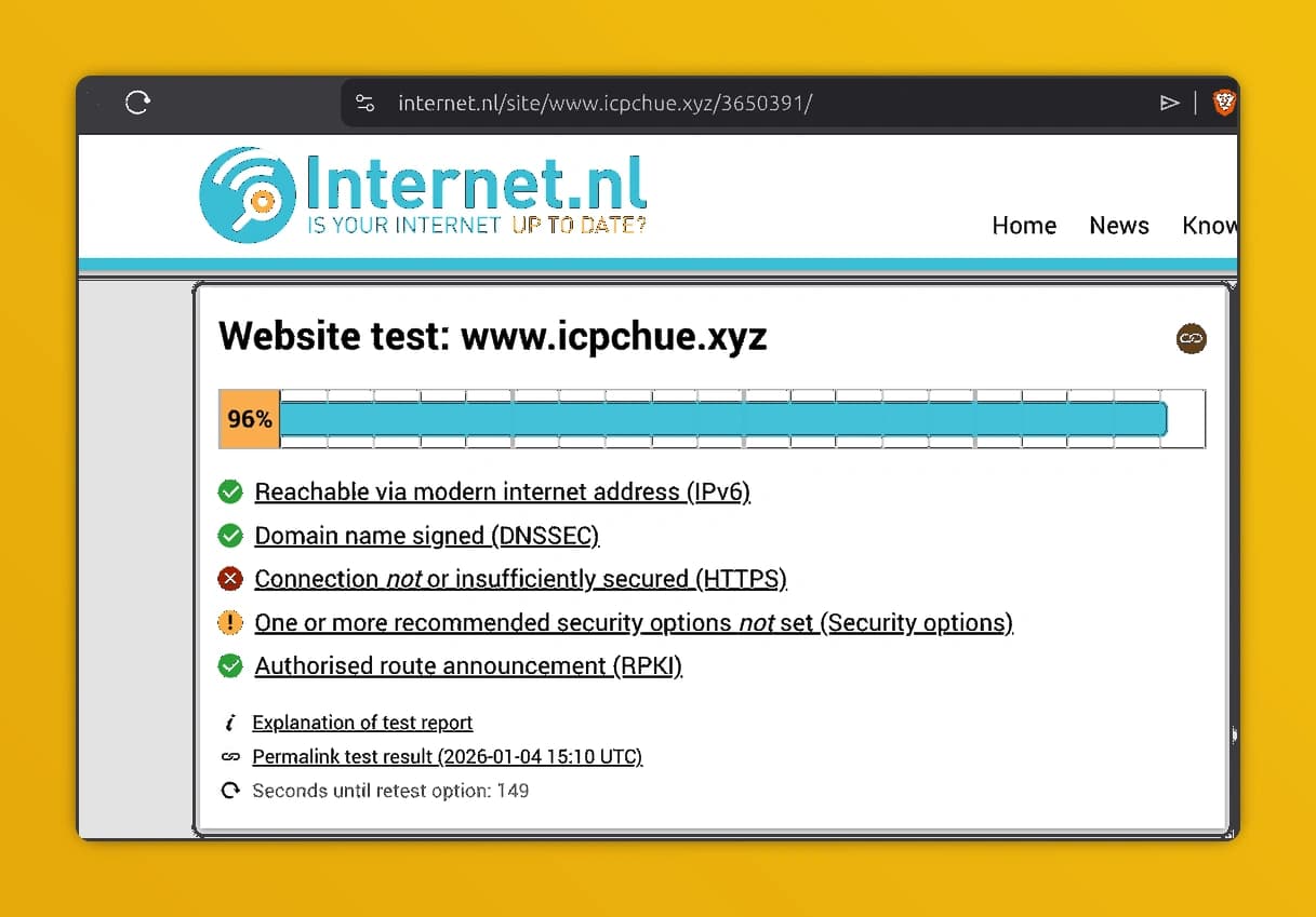 Internet.nl Compliance